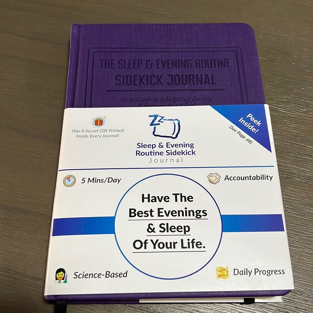 Sleep & Evening Routine Sidekick Journal